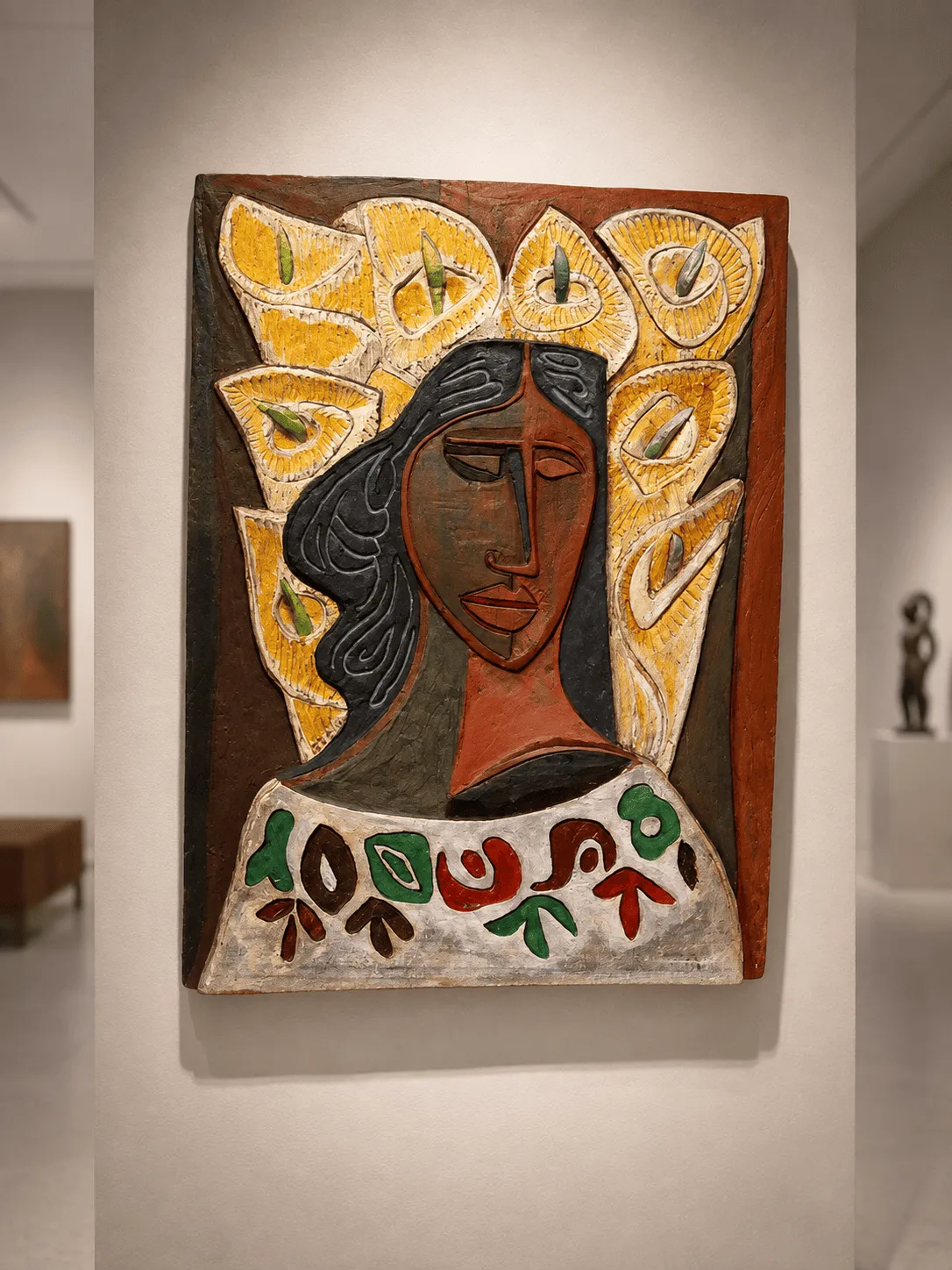 Mujer con flores (Rivera)